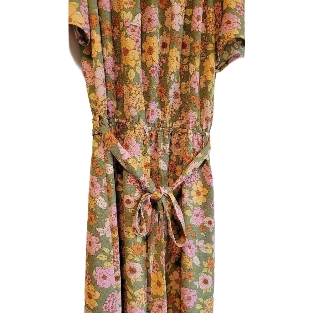 Monteu los Angeles Floral Maxi Dress small - Picture 8 of 13